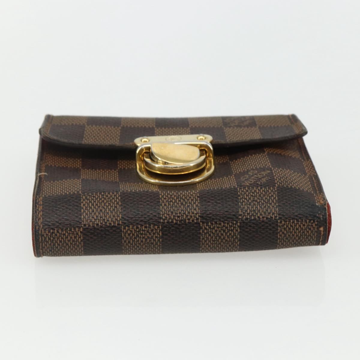 LOUIS VUITTON Damier Ebene Portefeuille Koala Bifold Wallet N60005 Auth bs31340
