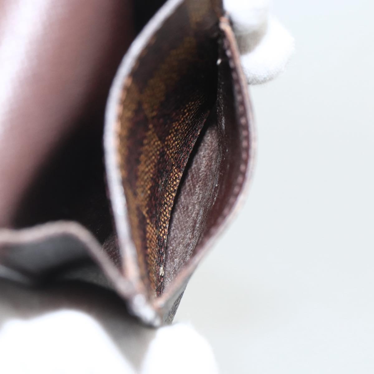 LOUIS VUITTON Damier Ebene Etui Cigarette Case N63024 LV Auth bs31341