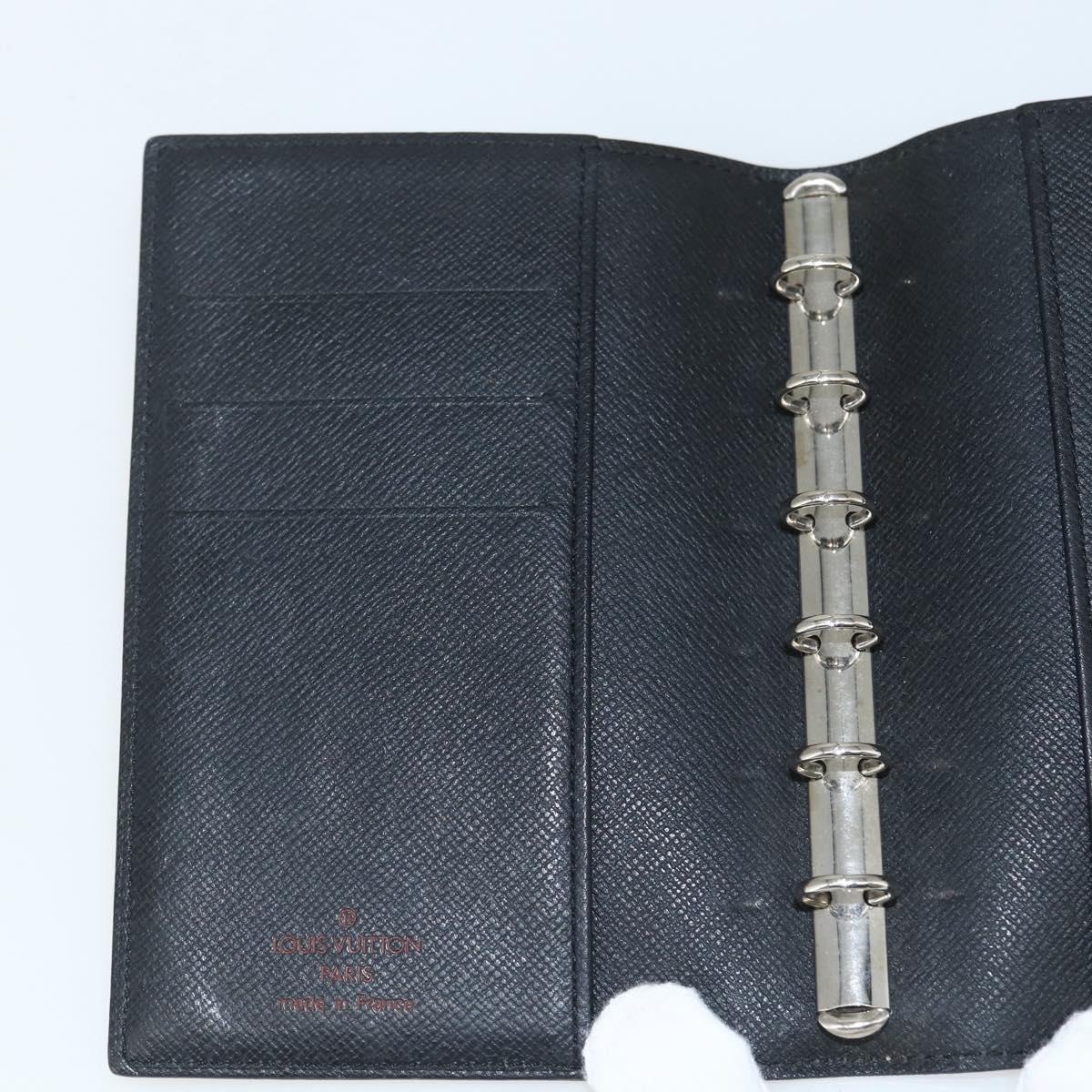 LOUIS VUITTON Epi Z Agenda PM Day Planner Cover Black R20092 LV Auth bs31342