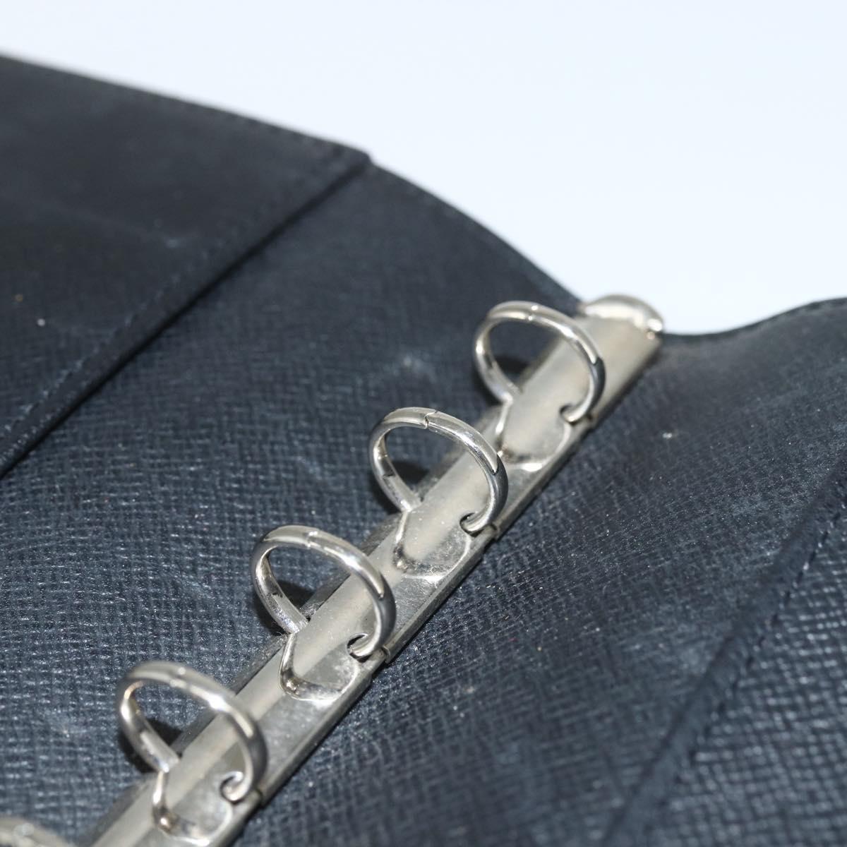 LOUIS VUITTON Epi Z Agenda PM Day Planner Cover Black R20092 LV Auth bs31342