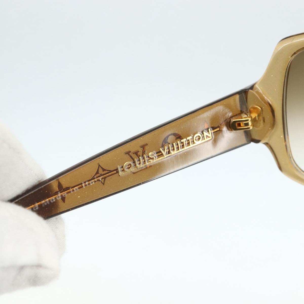 LOUIS VUITTON Sunglasses Brown Z0025E LV Auth bs31345