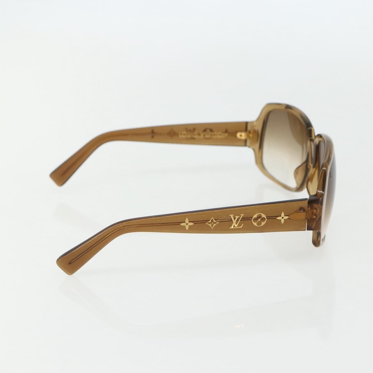 LOUIS VUITTON Sunglasses Brown Z0025E LV Auth bs31345