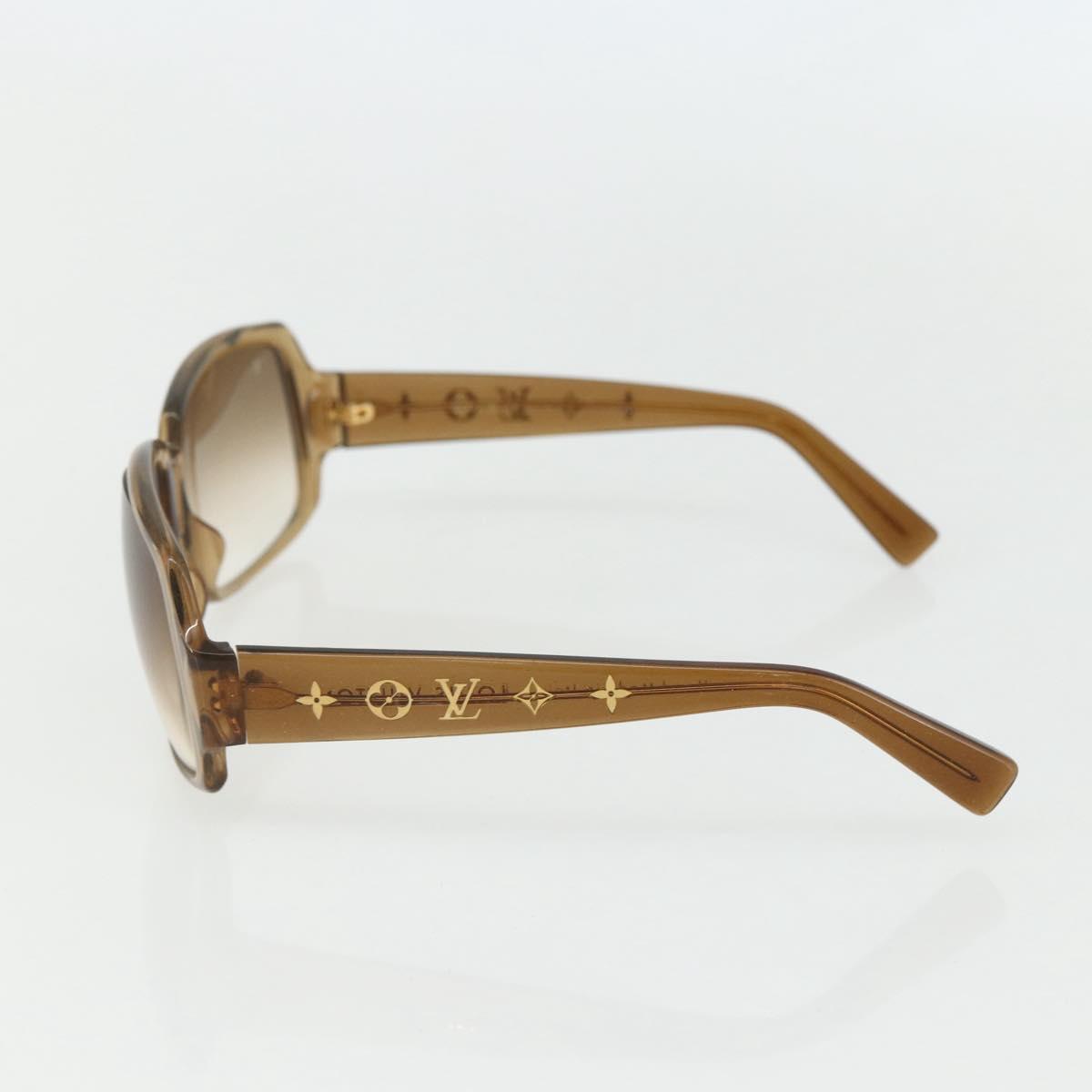 LOUIS VUITTON Sunglasses Brown Z0025E LV Auth bs31345