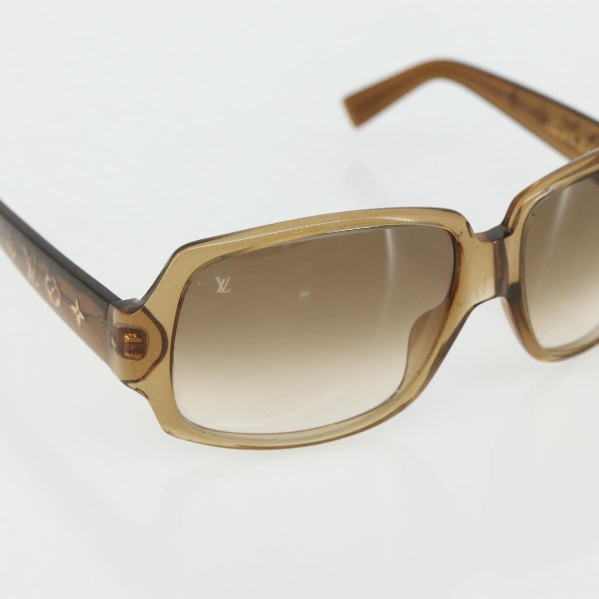 LOUIS VUITTON Sunglasses Brown Z0025E LV Auth bs31345