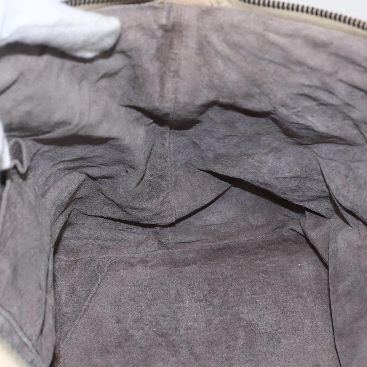 BOTTEGA VENETA INTRECCIATO Hand Bag Leather Beige Auth bs31361