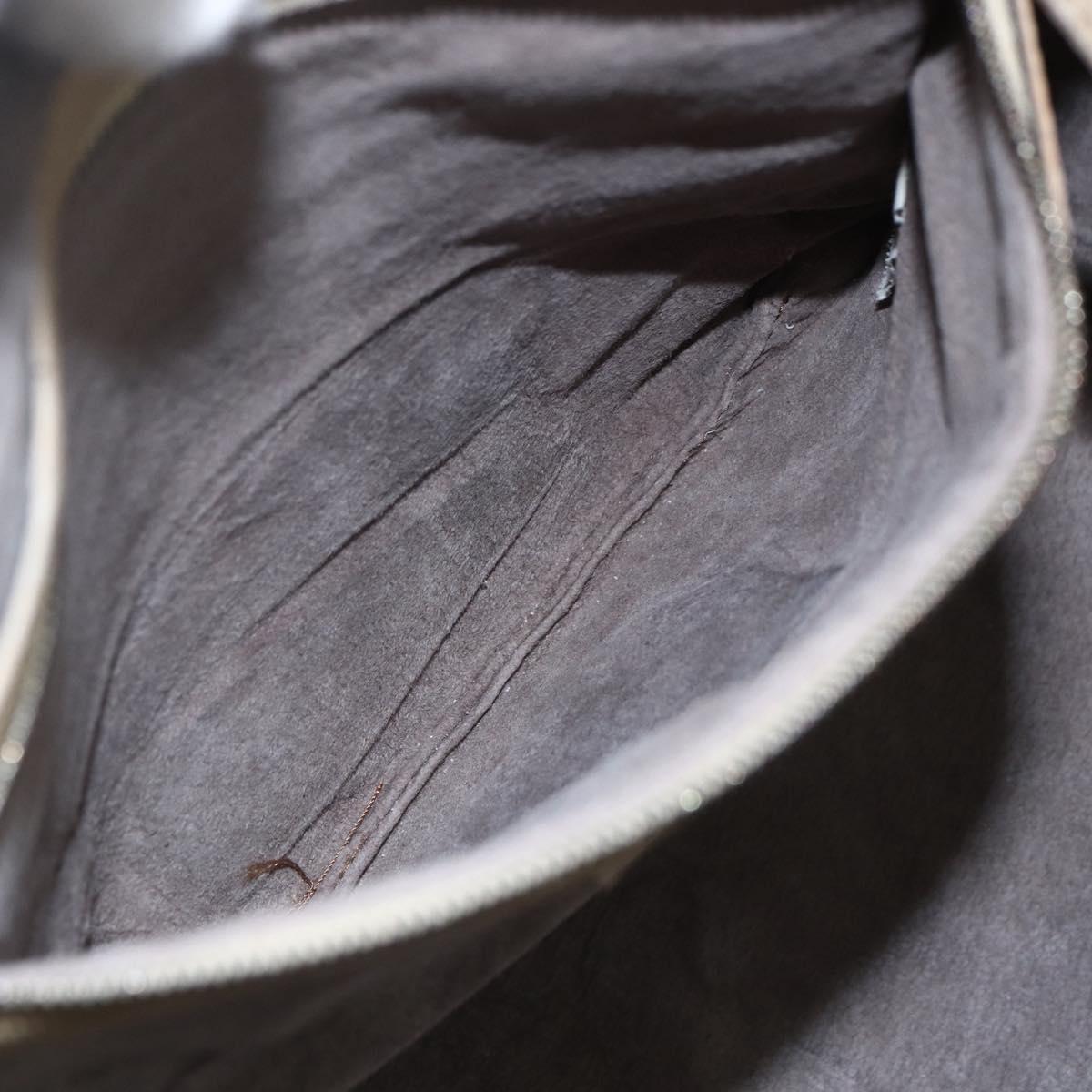 BOTTEGA VENETA INTRECCIATO Hand Bag Leather Beige Auth bs31361