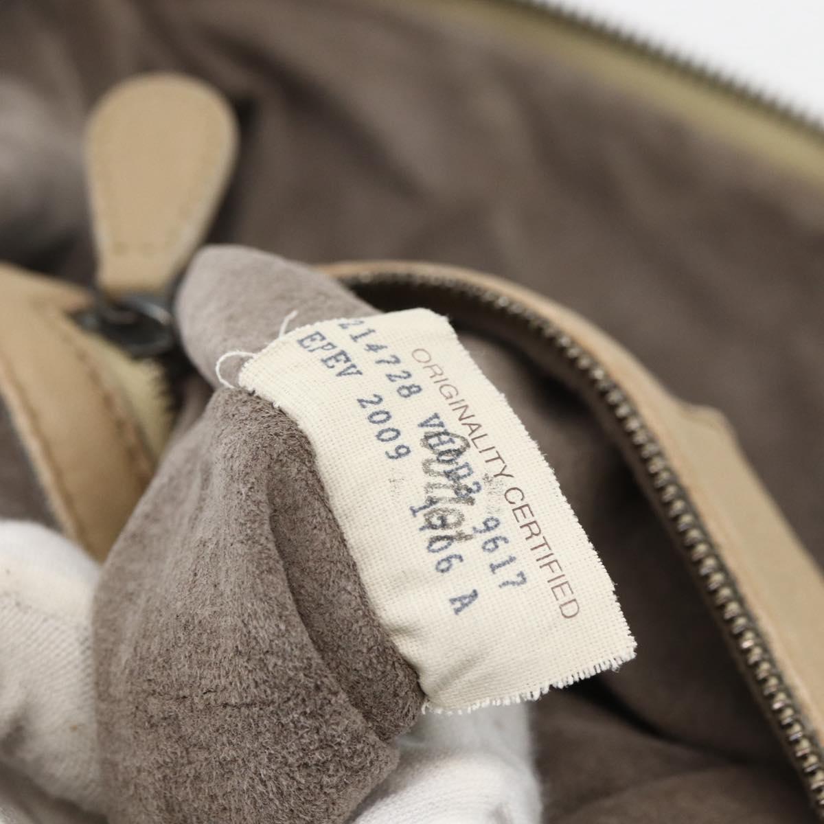 BOTTEGA VENETA INTRECCIATO Hand Bag Leather Beige Auth bs31361