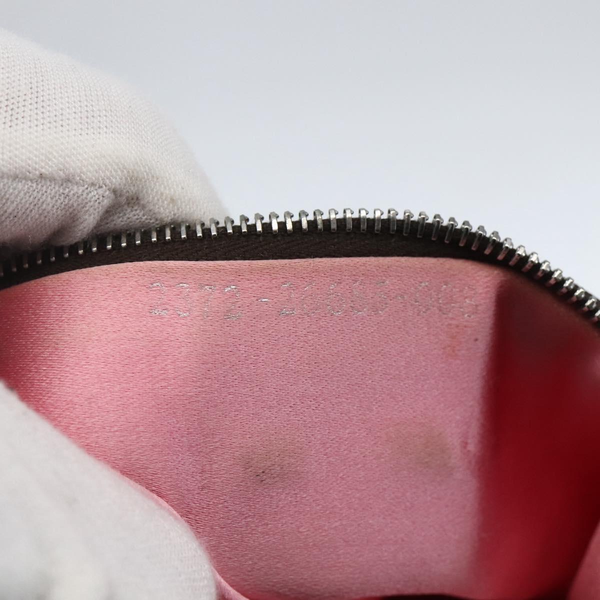 FENDI Zucca Canvas Mamma Baguette Shoulder Bag Black Brown Auth bs31386