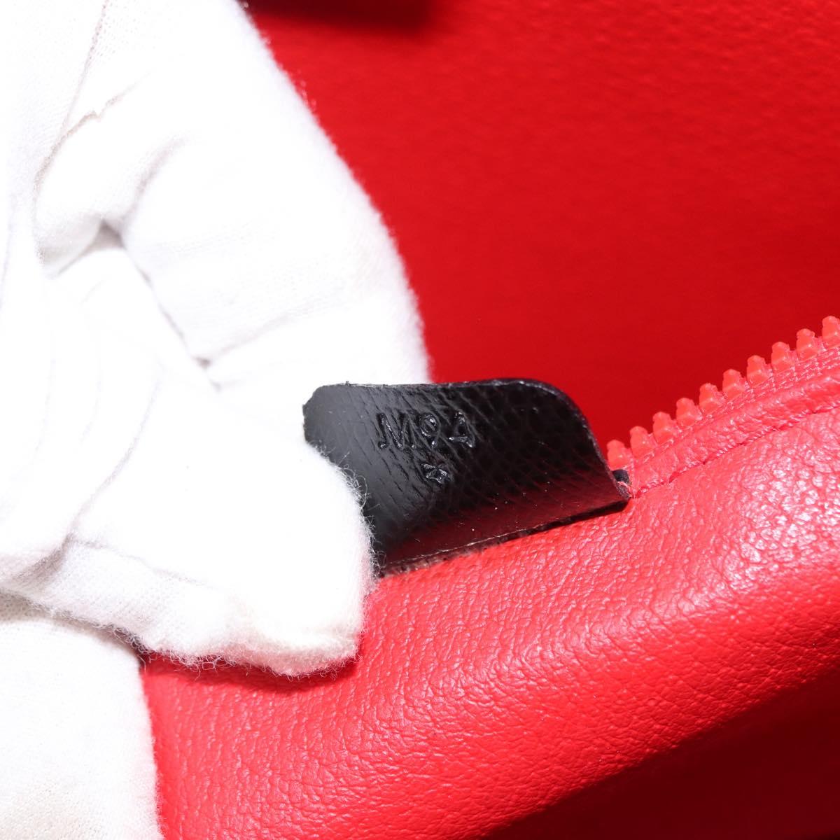 CELINE Tote Bag Leather Black Gold Auth bs31390