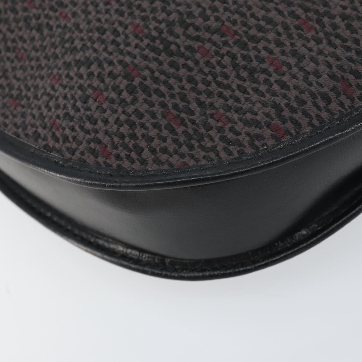 SAINT LAURENT Shoulder Bag PVC Leather Gray Gold Auth bs31403