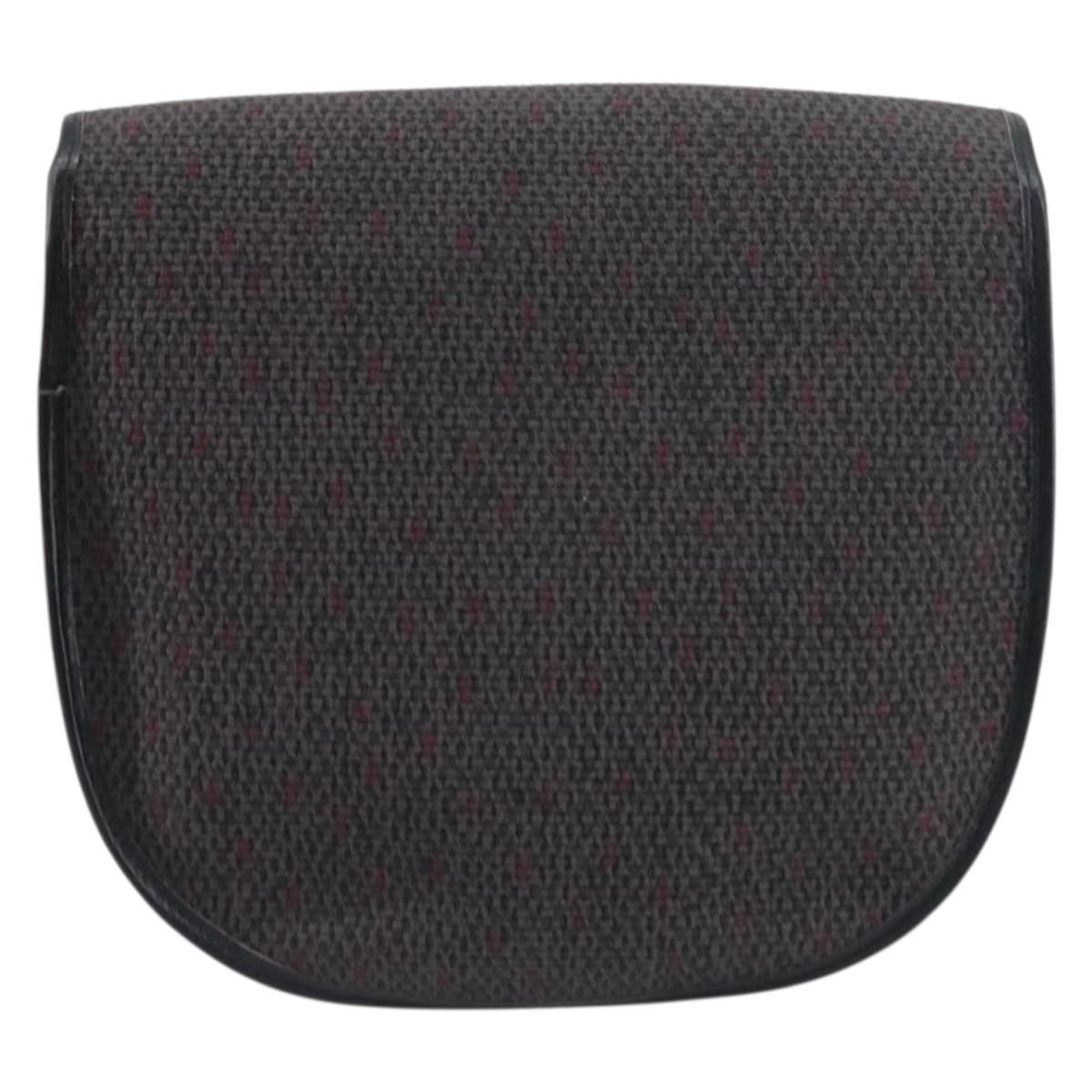 SAINT LAURENT Shoulder Bag PVC Leather Gray Gold Auth bs31403