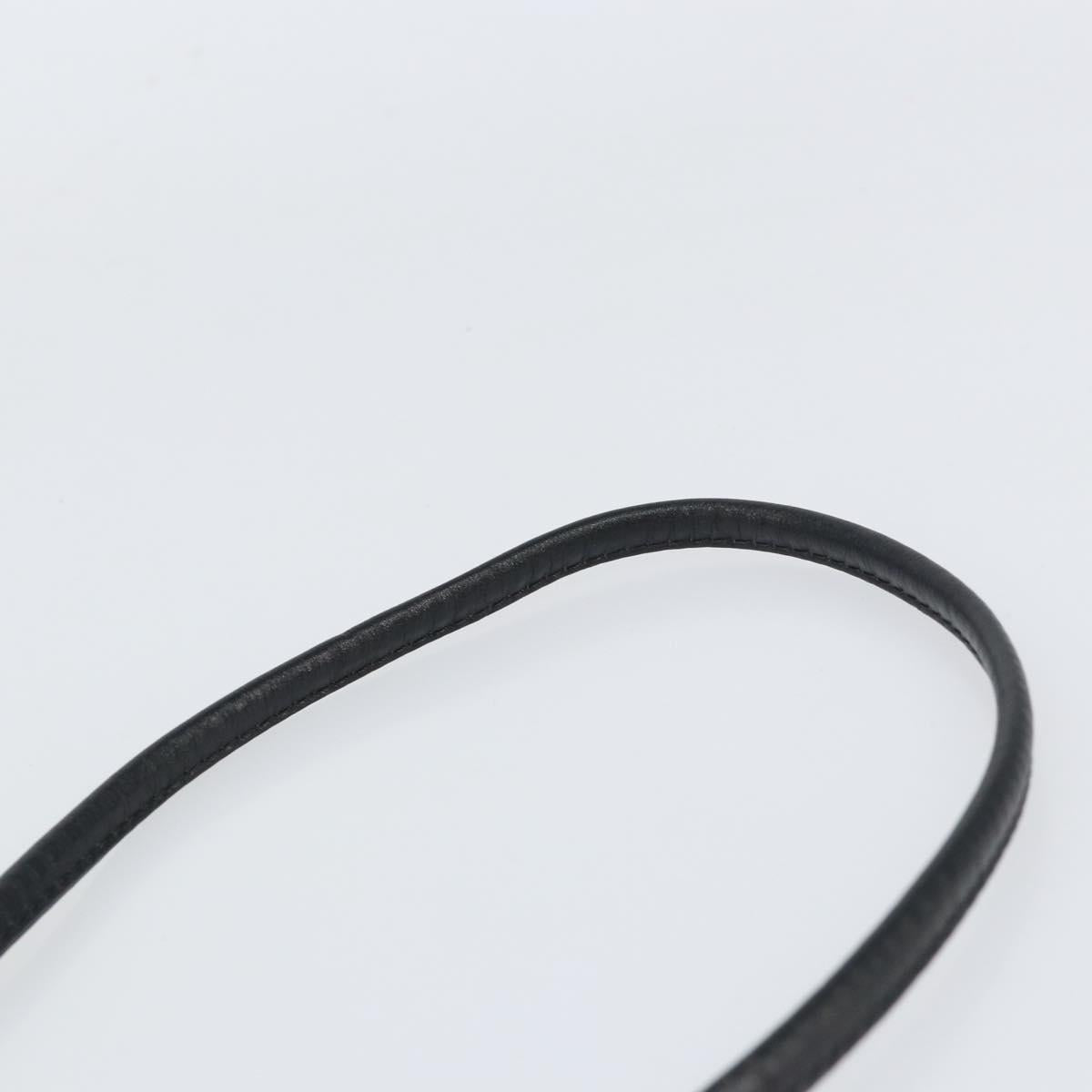 SAINT LAURENT Shoulder Bag PVC Leather Gray Gold Auth bs31403