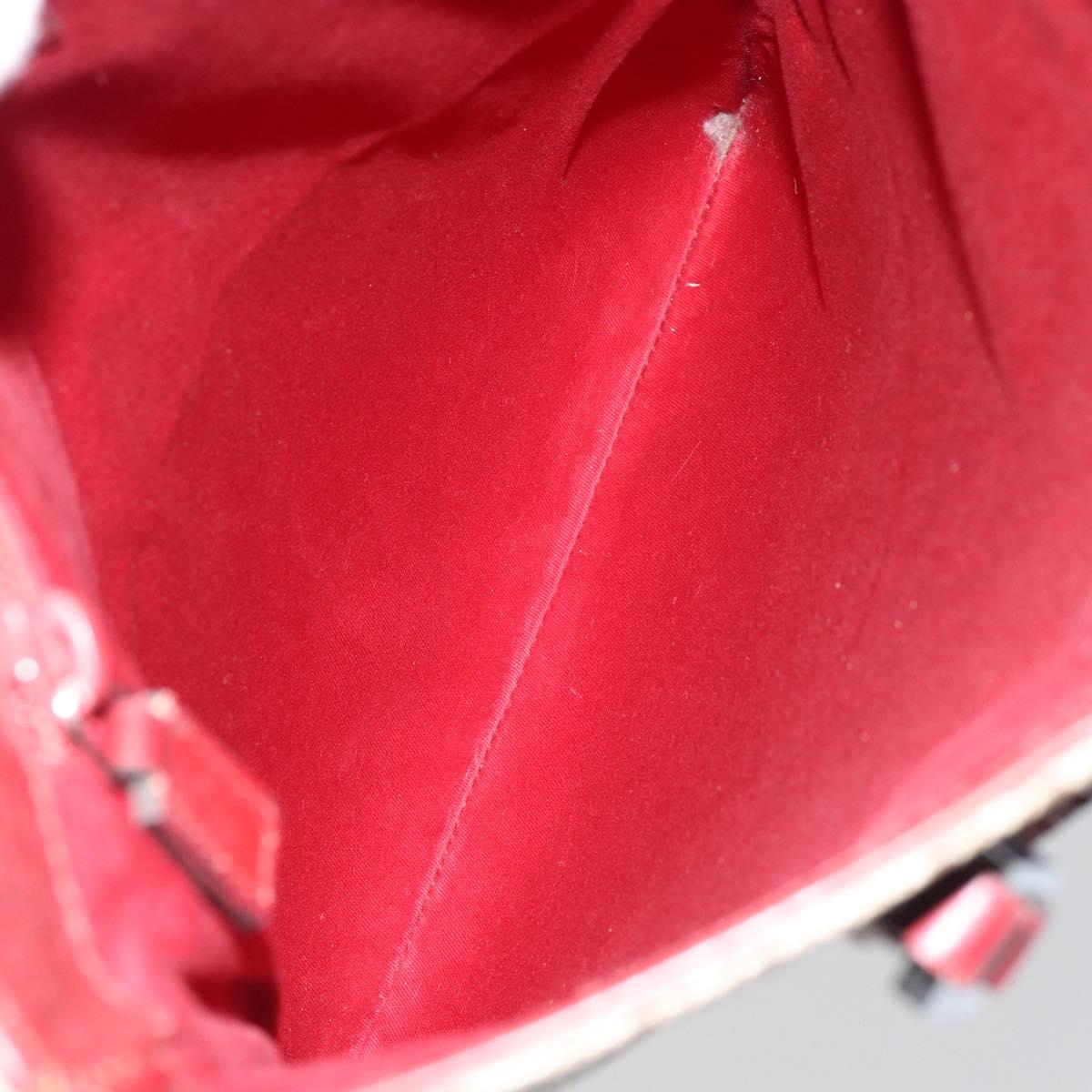 GUCCI GG Supreme Hand Bag PVC Beige Silver 117551 Auth bs31414