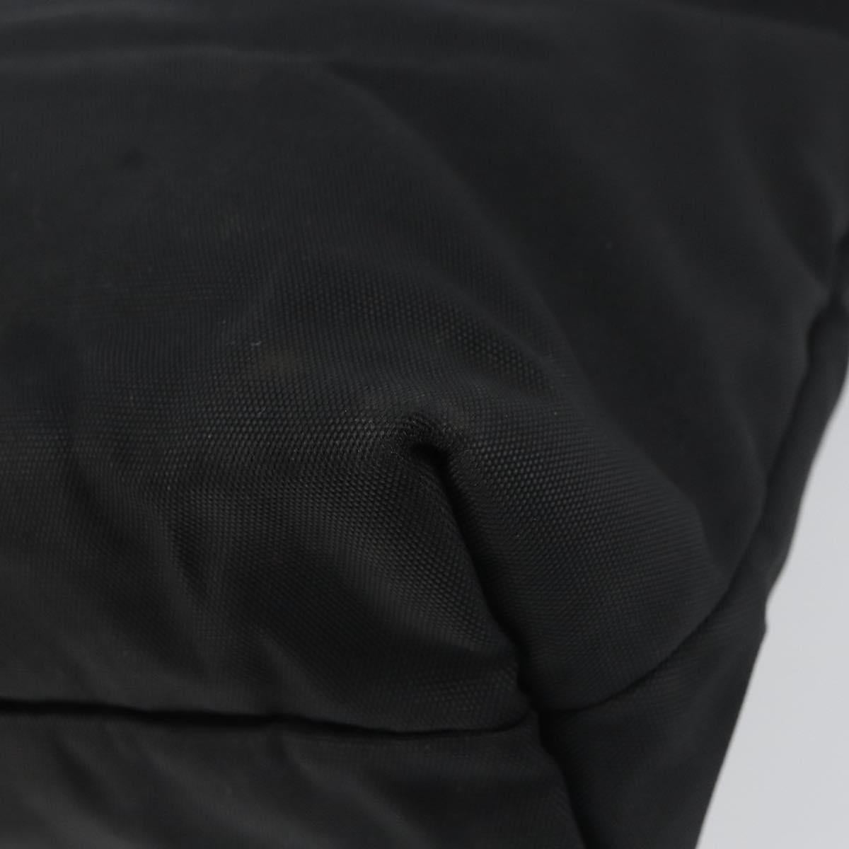 GUCCI Hand Bag Nylon Black Silver 002 2123 0457 Auth bs31419