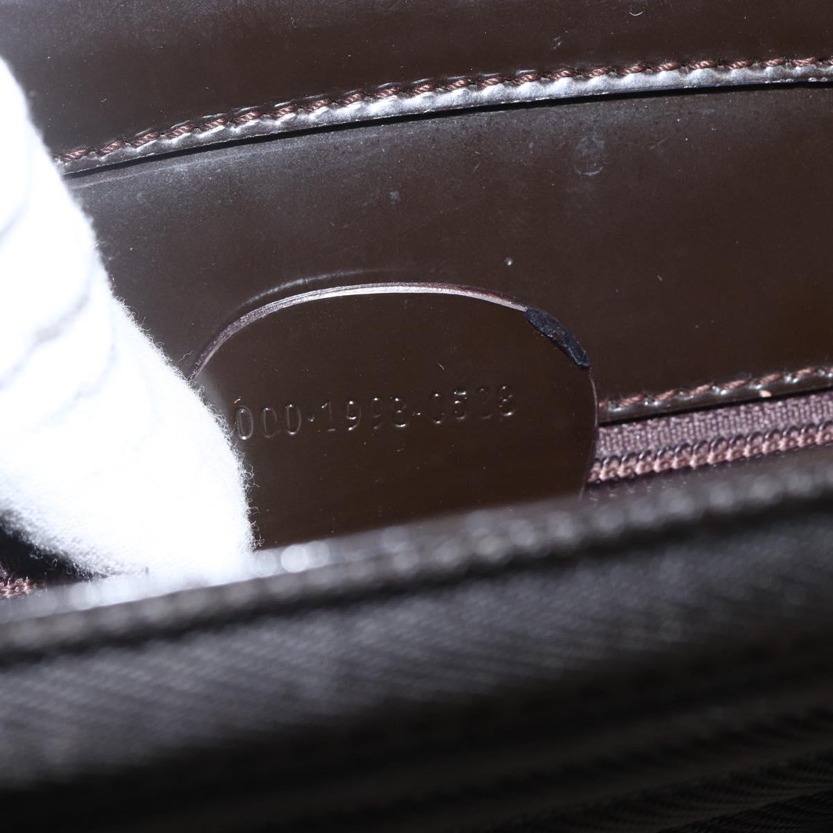 GUCCI Bamboo Hand Bag Canvas 2way Black Silver 000 1998 0588 Auth bs31433