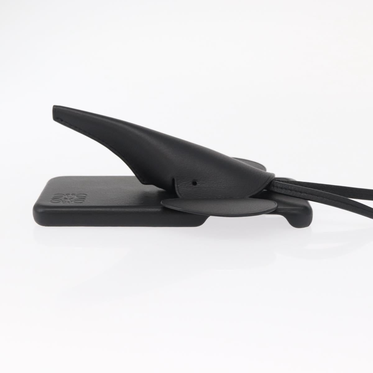 LOEWE iPhone Case Leather Black Auth bs31448