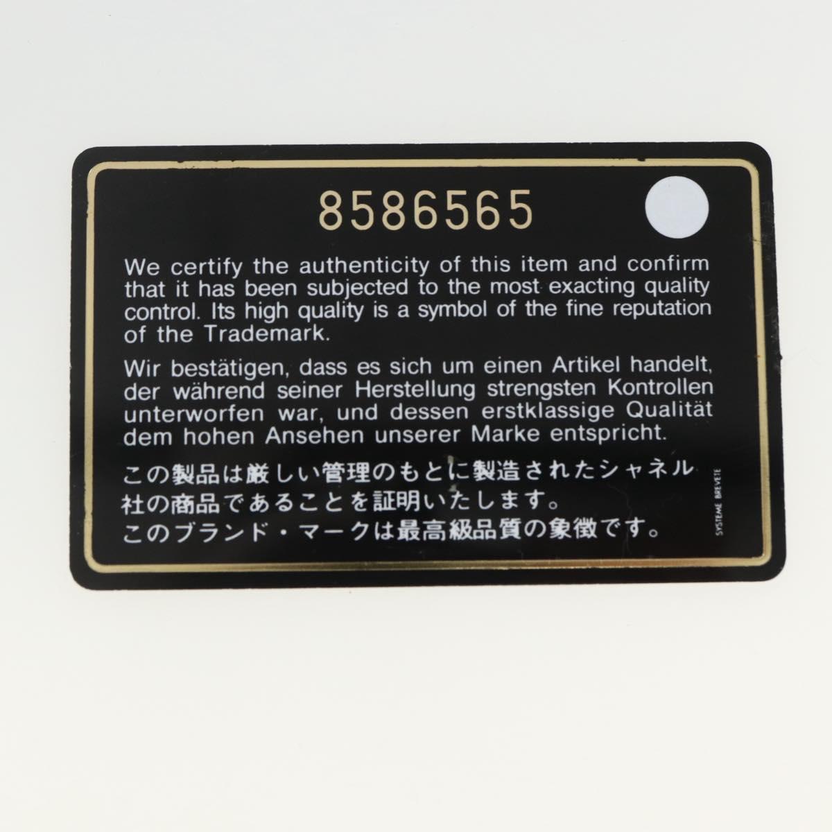 CHANEL Agenda Day Planner Cover Caviar Skin Yellow Gold CC Auth bs31454