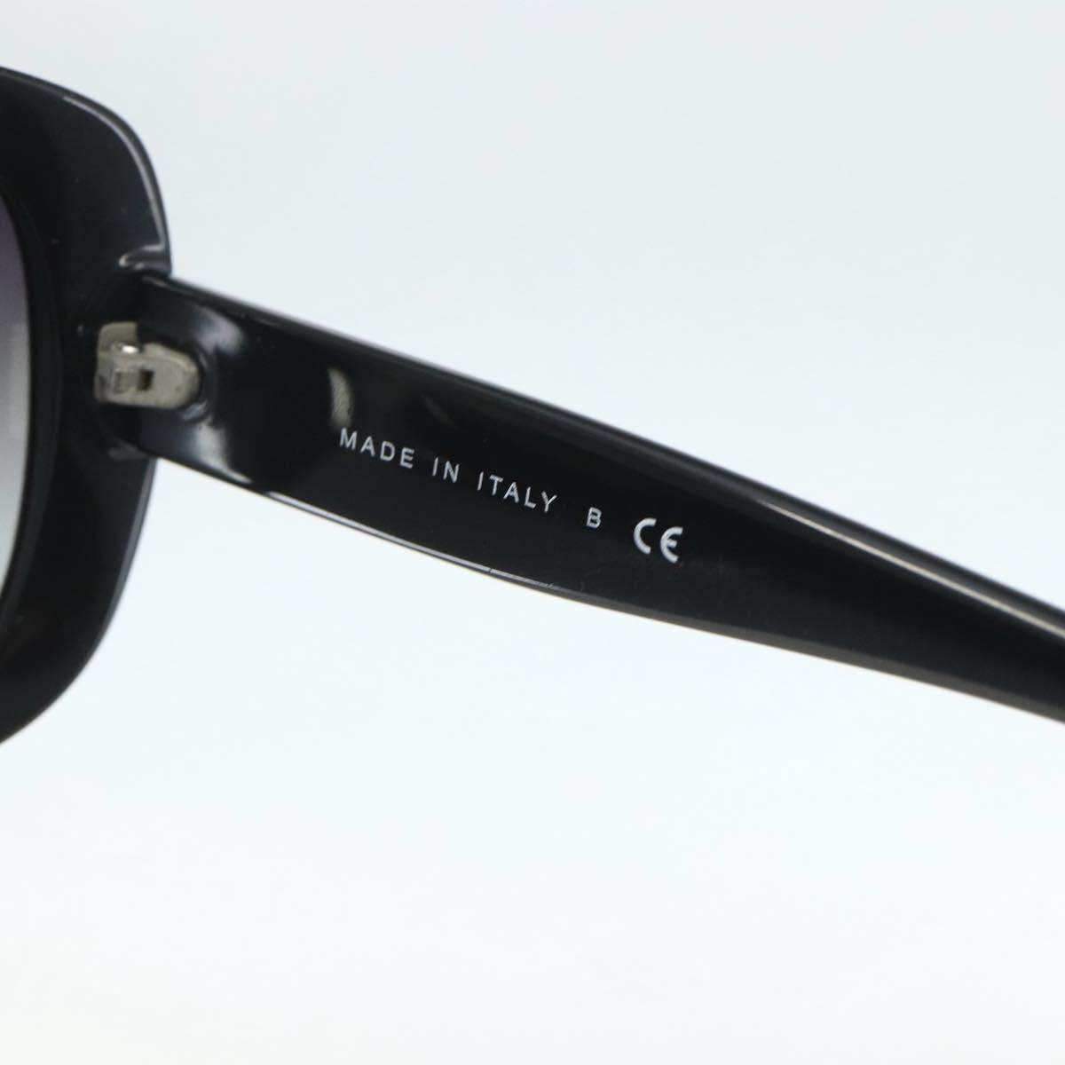 CHANEL Sunglasses plastic Black CC Auth bs31457