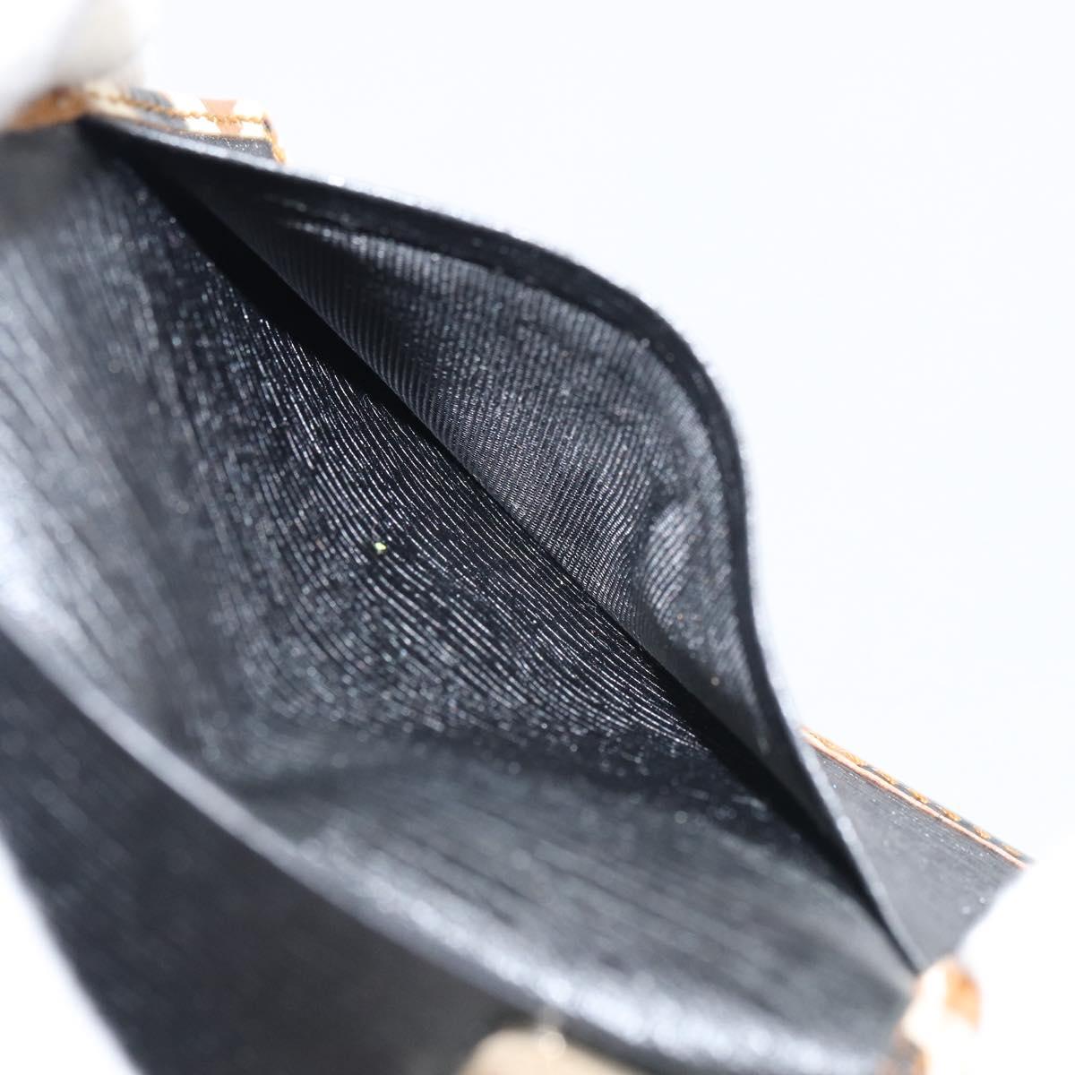 GUCCI Key Case Leather Brown Gold 354499 Auth bs31463