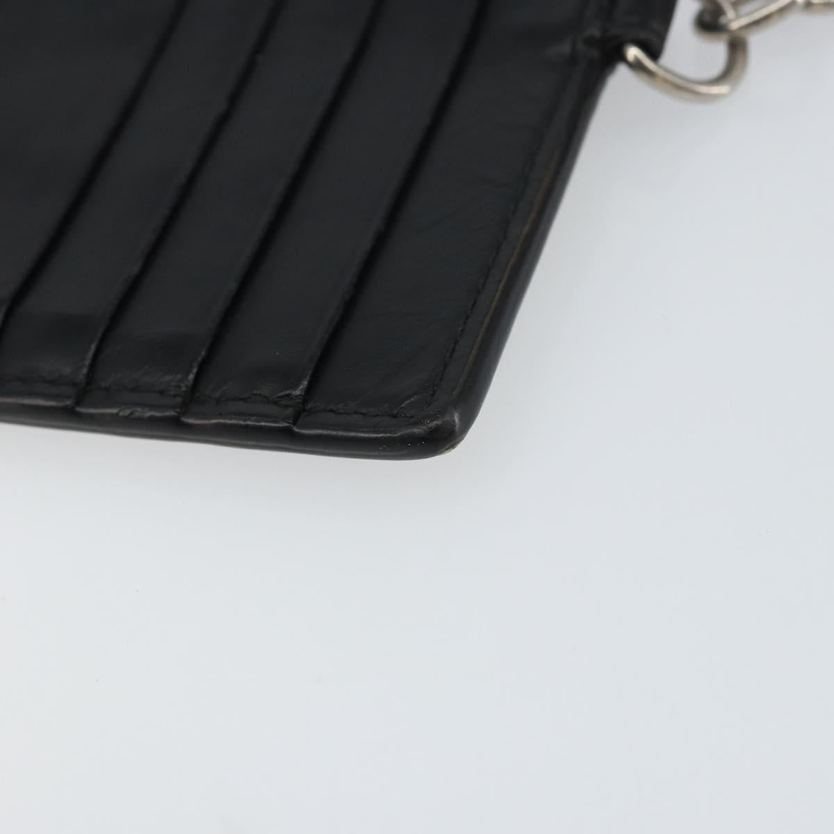 GUCCI GG Supreme Snake Coin Purse PVC Beige Silver Auth bs31464