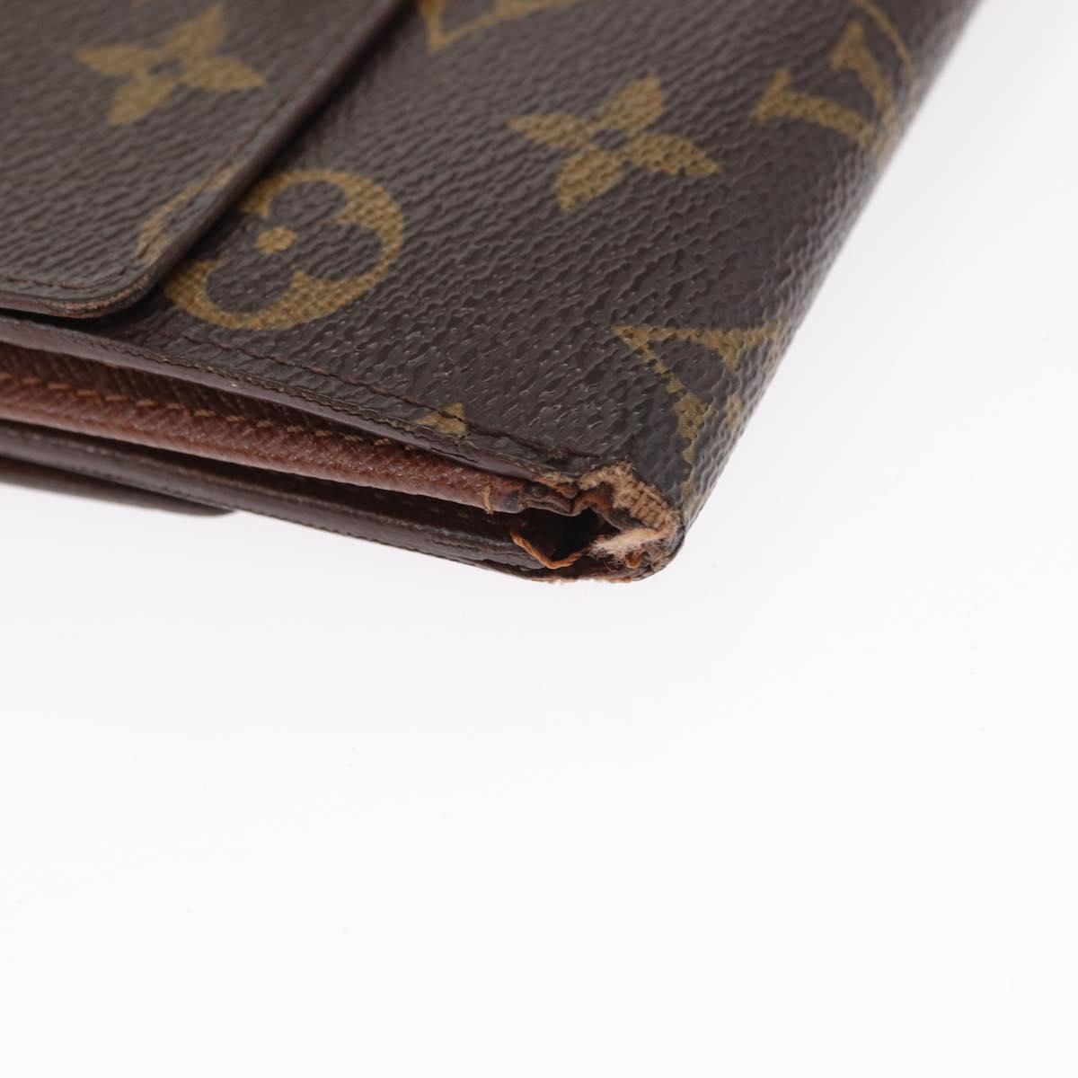 LOUIS VUITTON Monogram Wallet 3 Set LV Auth bs31474