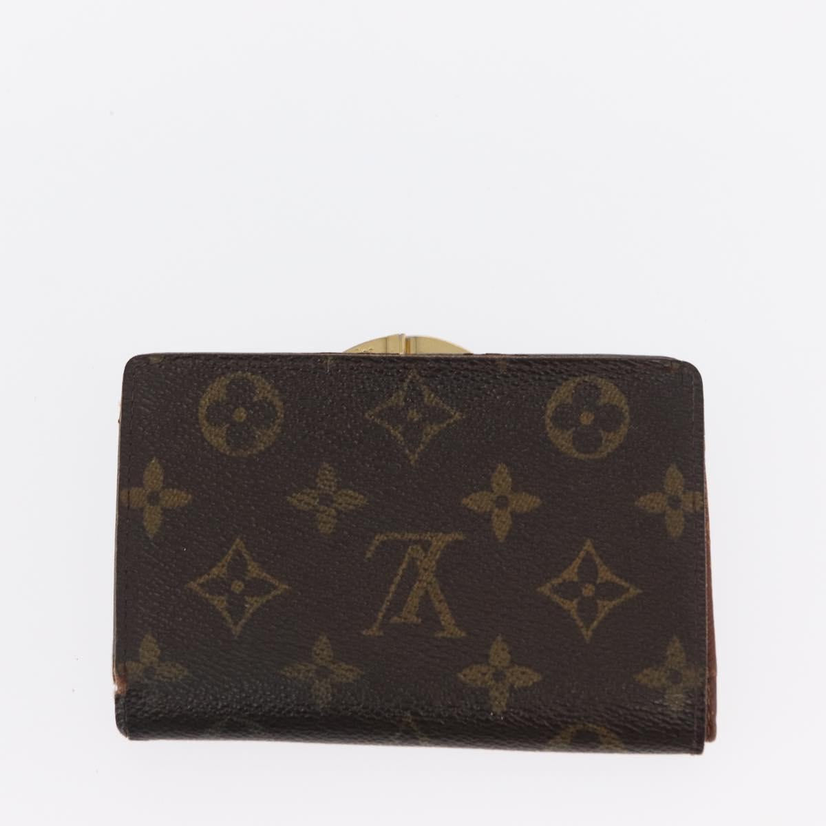 LOUIS VUITTON Monogram Wallet 3 Set LV Auth bs31474