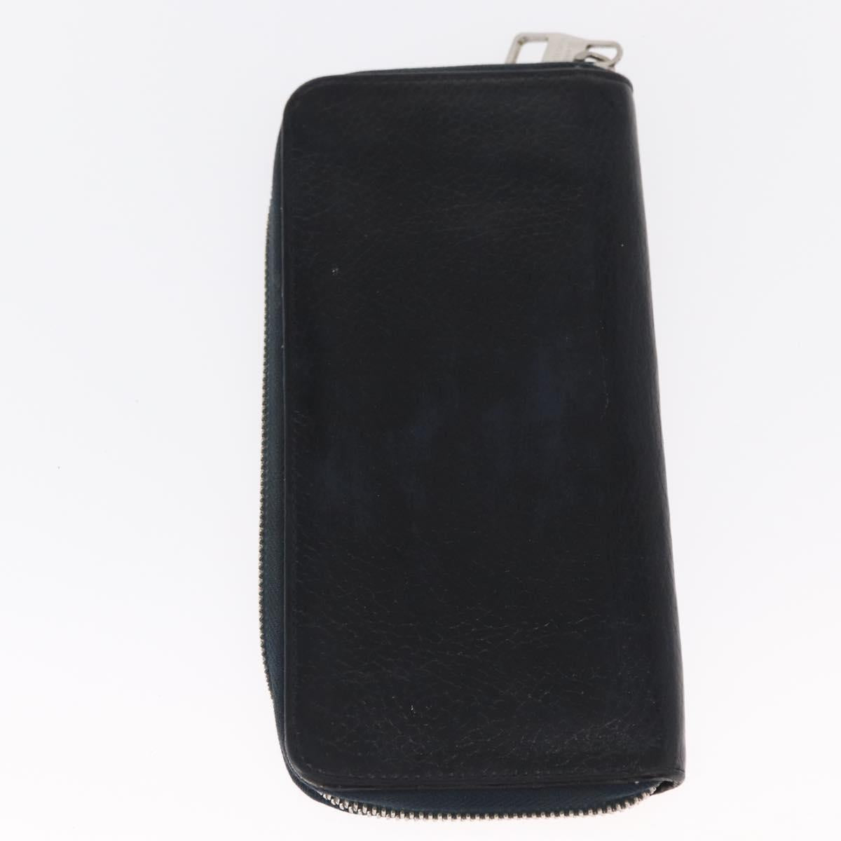 LOUIS VUITTON Epi Wallet Leather 2 Set Black LV Auth bs31483