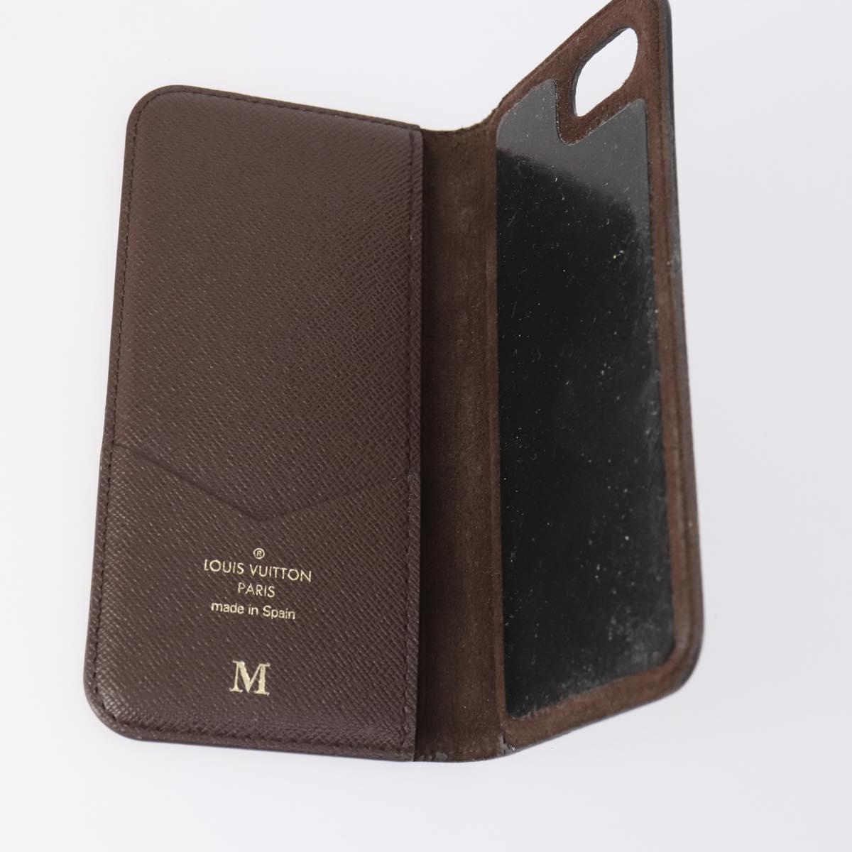 LOUIS VUITTON Monogram Eclipse iPhone Case 6 Set LV Auth bs31488