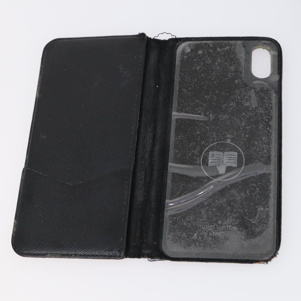 LOUIS VUITTON Monogram Eclipse iPhone Case 6 Set LV Auth bs31488