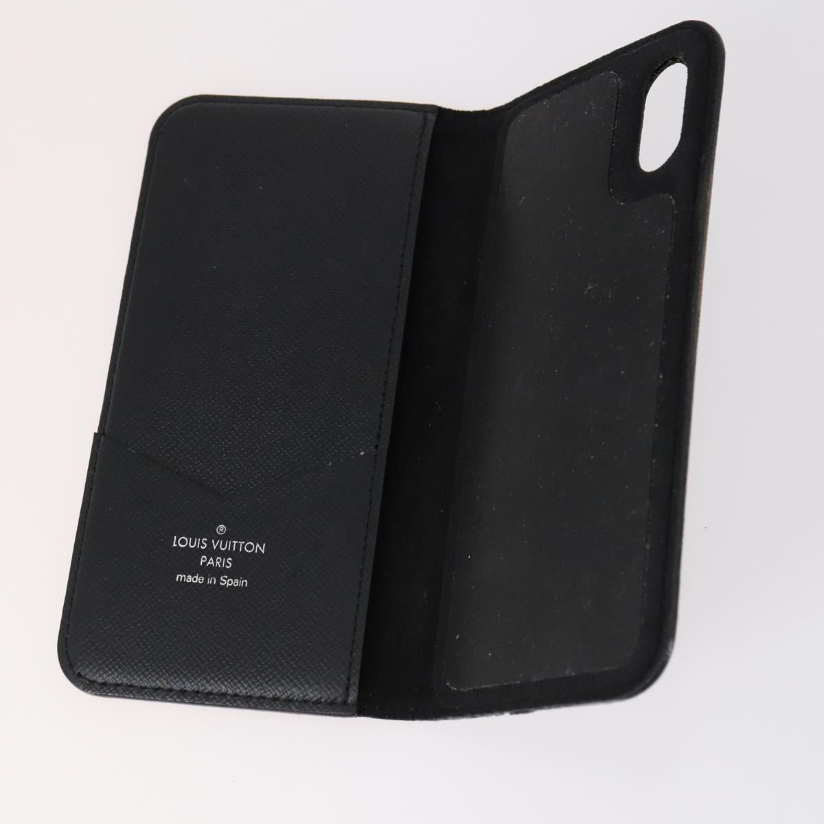 LOUIS VUITTON Monogram Eclipse iPhone Case 6 Set LV Auth bs31488