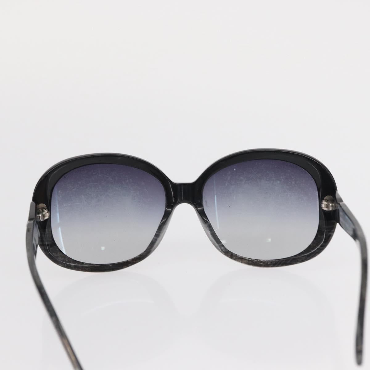 CHANEL Sunglasses plastic 2 Set Brown White CC Auth bs31489