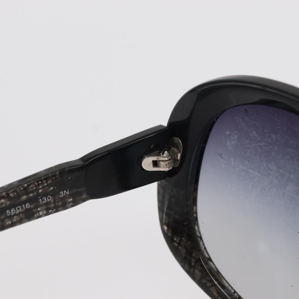 CHANEL Sunglasses plastic 2 Set Brown White CC Auth bs31489