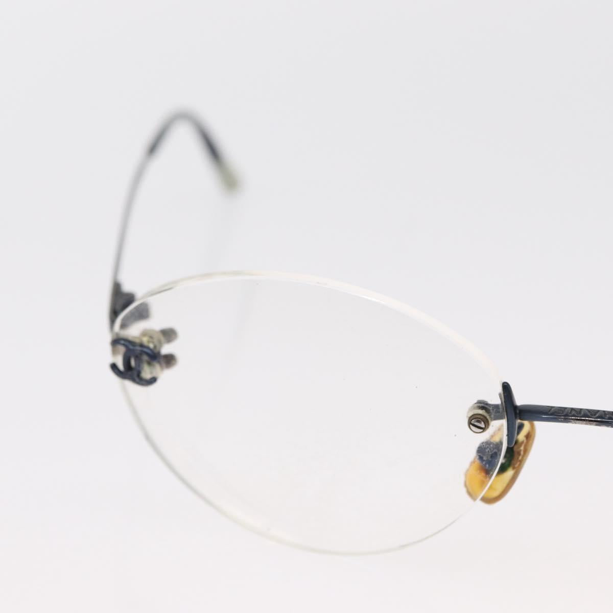 CHANEL Sunglasses plastic 2 Set Brown White CC Auth bs31489