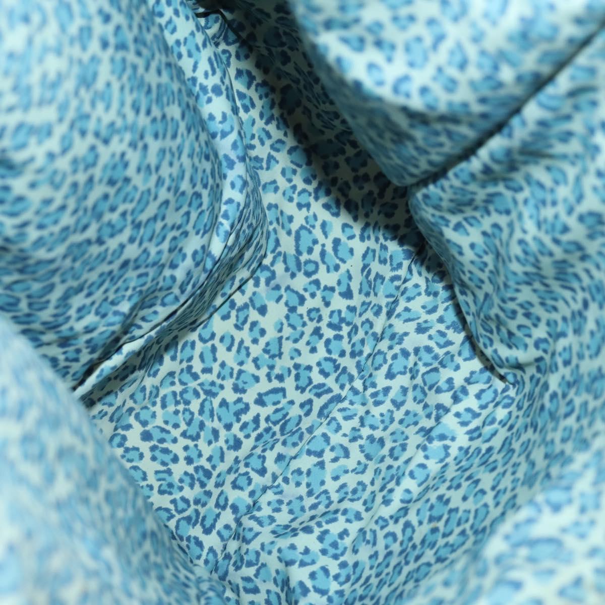 BOTTEGA VENETA Shoulder Bag Nylon 3 Set Blue Brown Auth bs31499