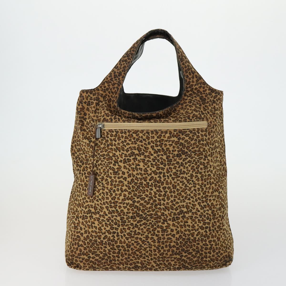 BOTTEGA VENETA Shoulder Bag Nylon 3 Set Blue Brown Auth bs31499