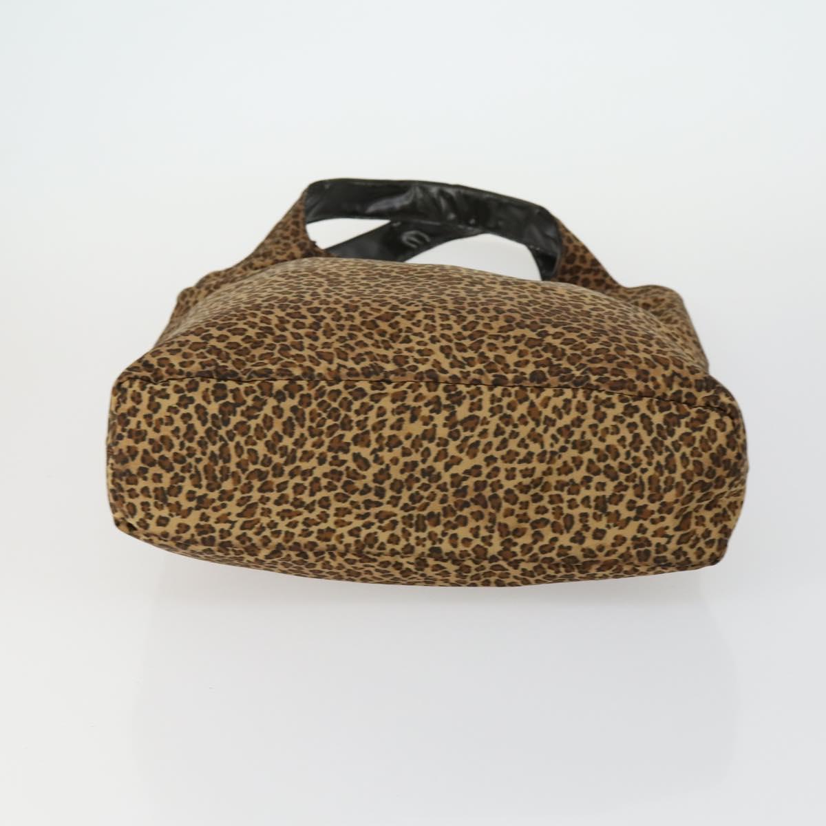 BOTTEGA VENETA Shoulder Bag Nylon 3 Set Blue Brown Auth bs31499