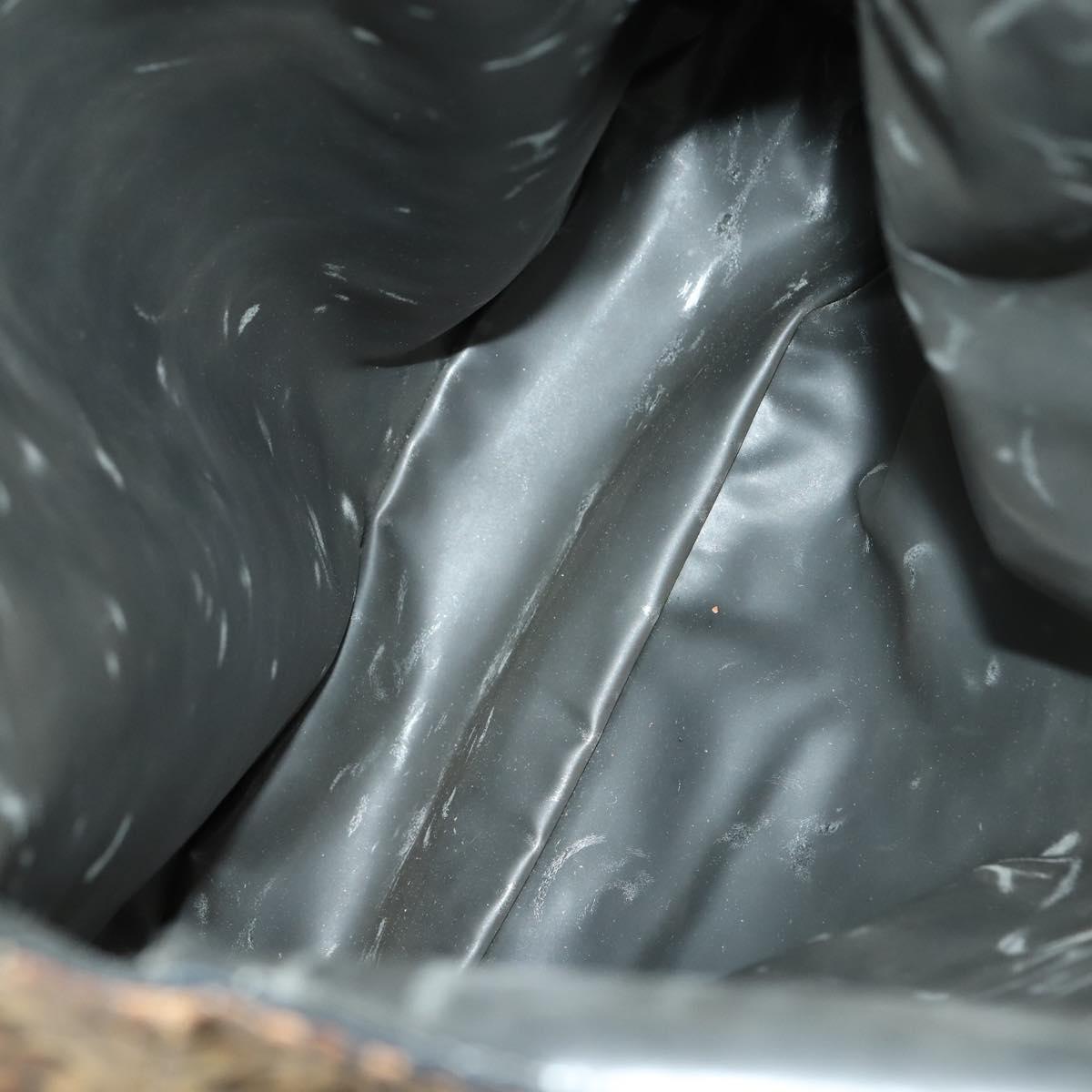 BOTTEGA VENETA Shoulder Bag Nylon 3 Set Blue Brown Auth bs31499