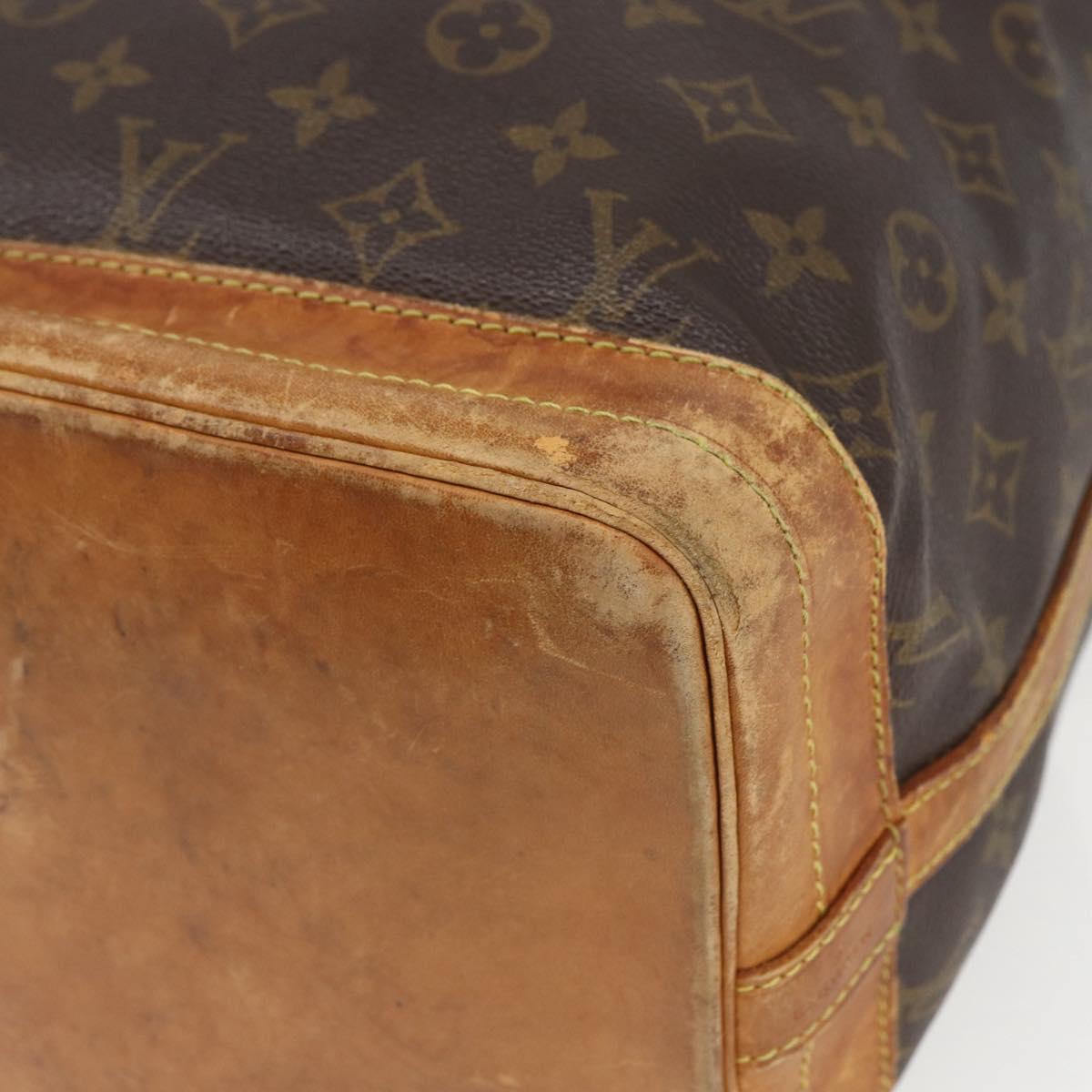 LOUIS VUITTON Monogram Noe Shoulder Bag M42224 LV Auth bs31519