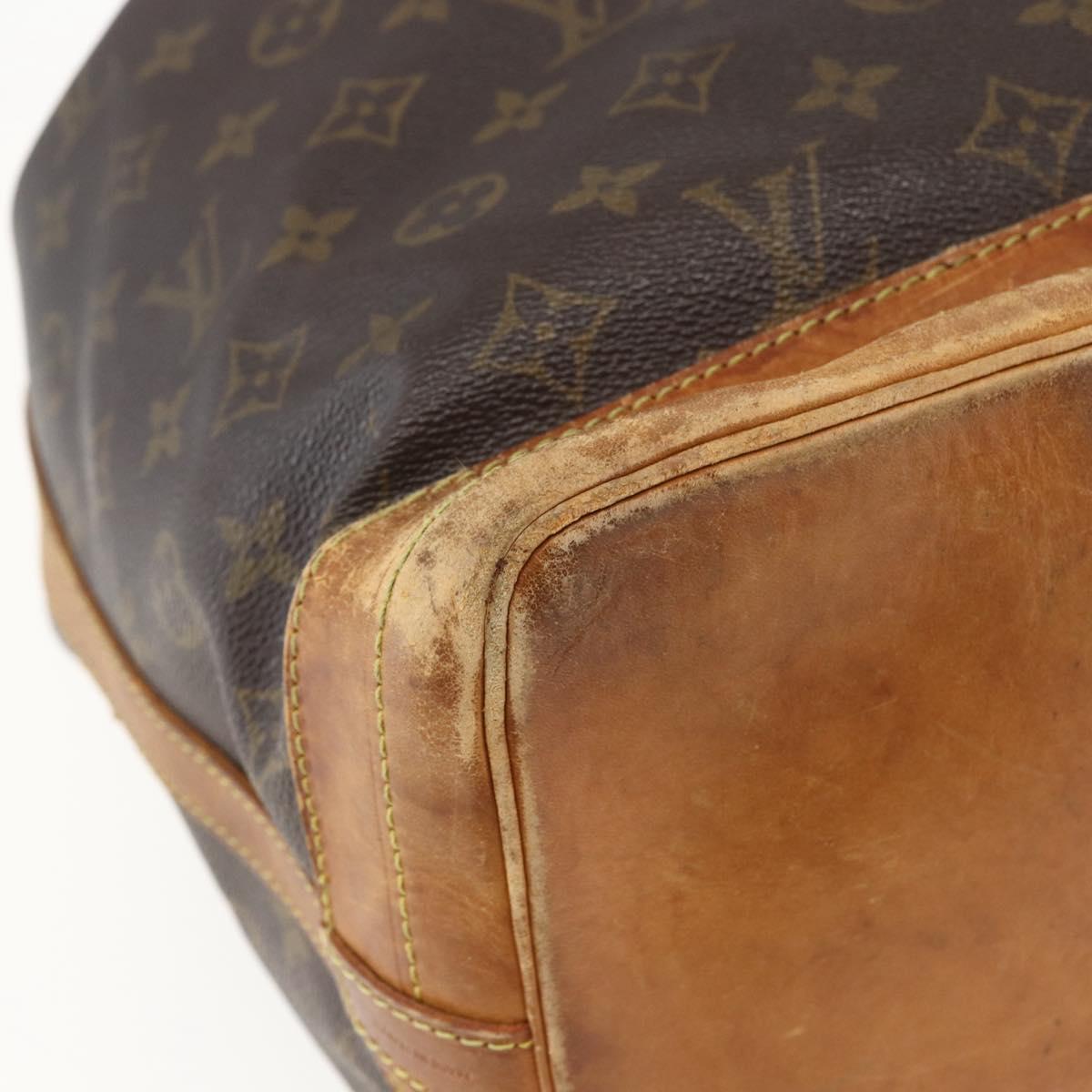 LOUIS VUITTON Monogram Noe Shoulder Bag M42224 LV Auth bs31519