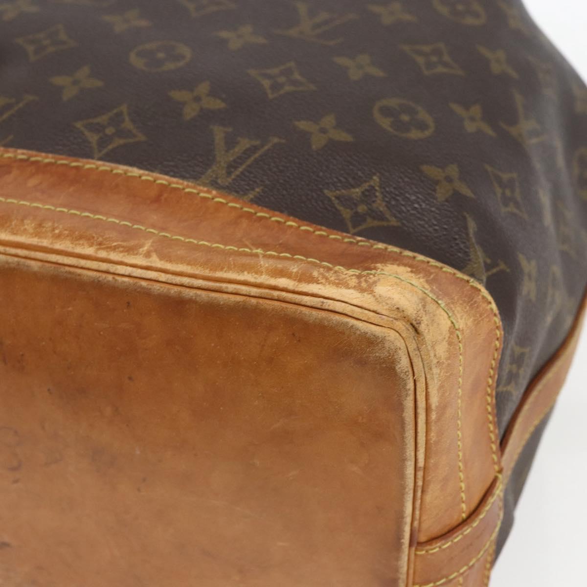 LOUIS VUITTON Monogram Noe Shoulder Bag M42224 LV Auth bs31519