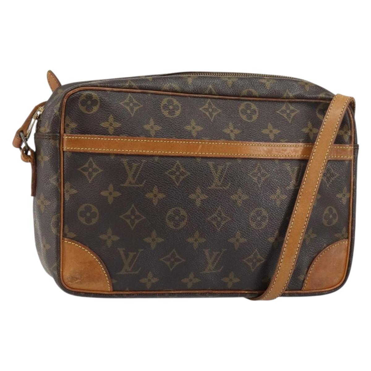 LOUIS VUITTON Monogram Trocadero 30 Shoulder Bag M51272 LV Auth bs31520
