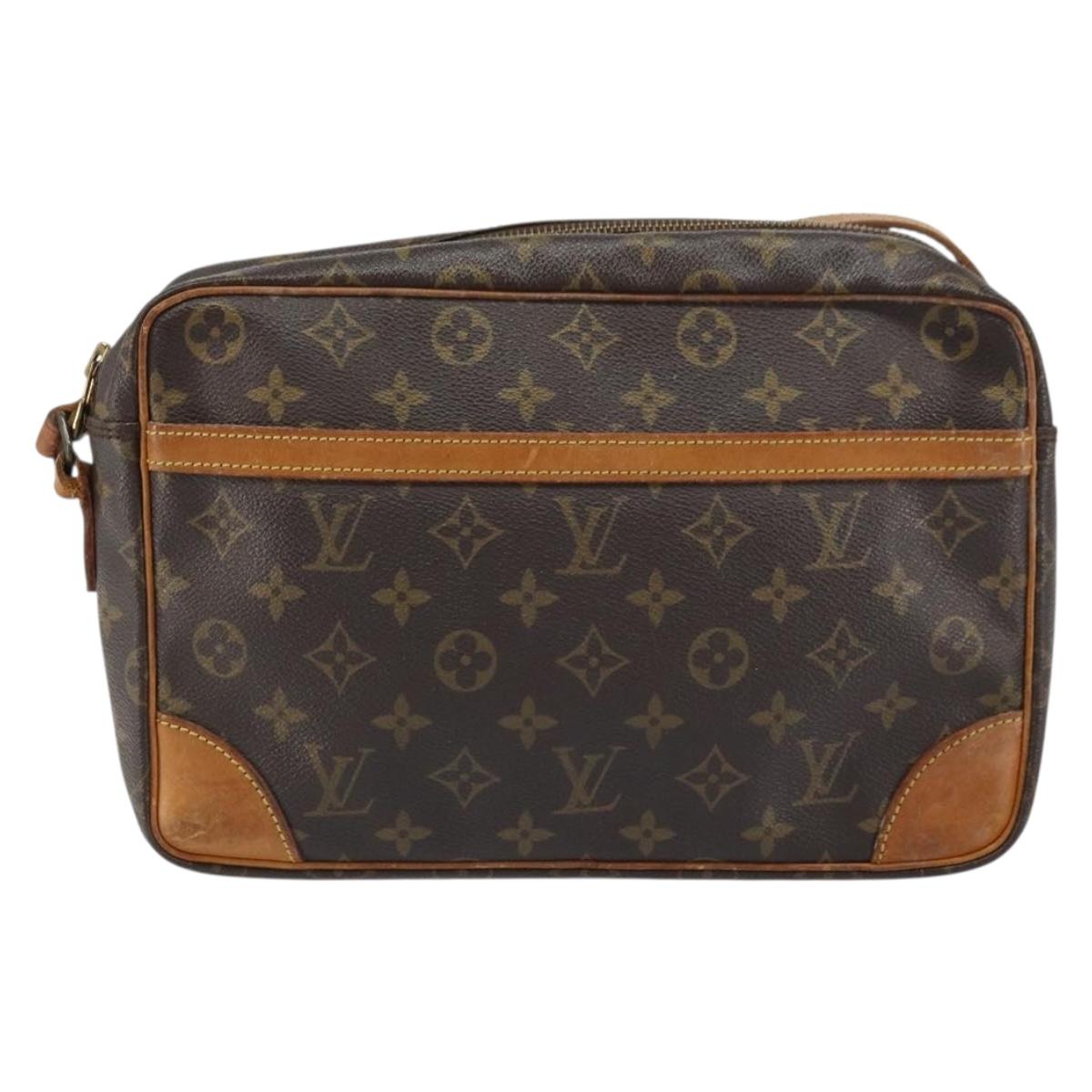 LOUIS VUITTON Monogram Trocadero 30 Shoulder Bag M51272 LV Auth bs31520