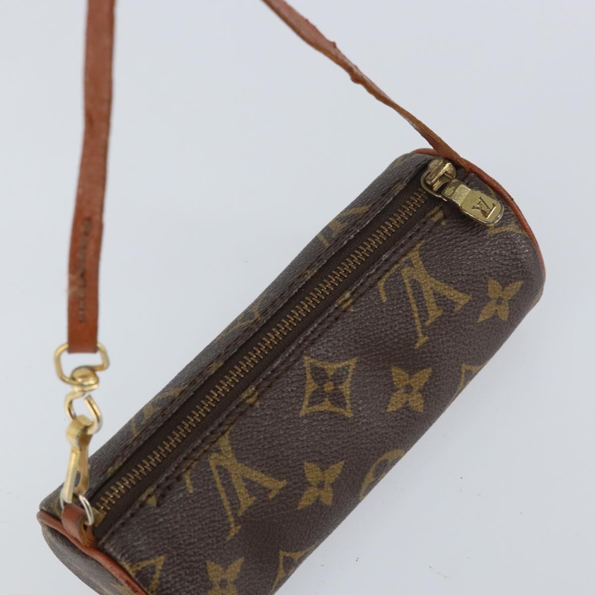 LOUIS VUITTON Monogram Papillon Pouch LV Auth bs31523