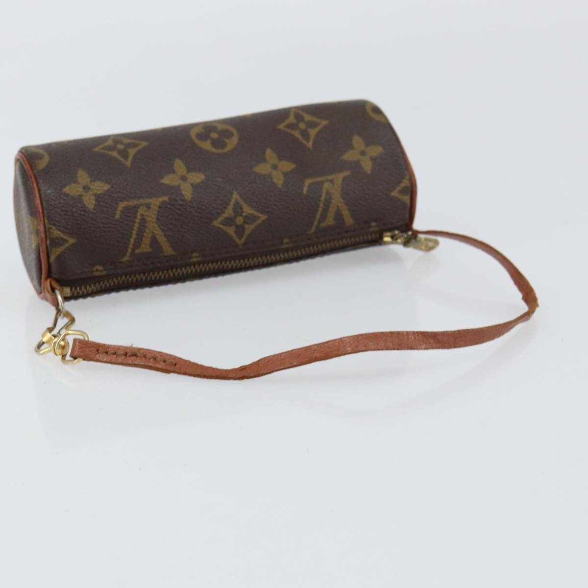 LOUIS VUITTON Monogram Papillon Pouch LV Auth bs31523