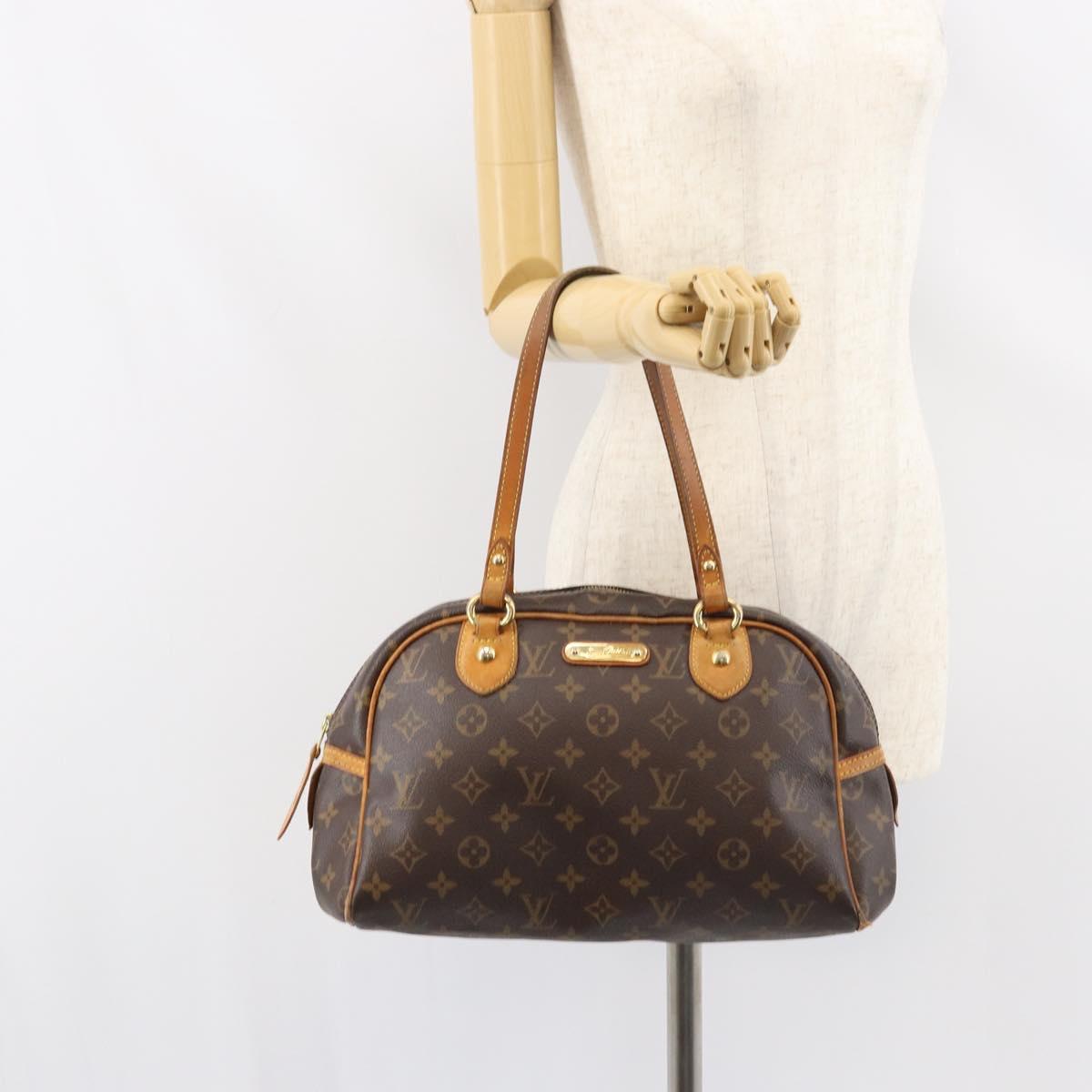 LOUIS VUITTON Monogram Montorgueil PM Hand Bag M95565 LV Auth bs31526