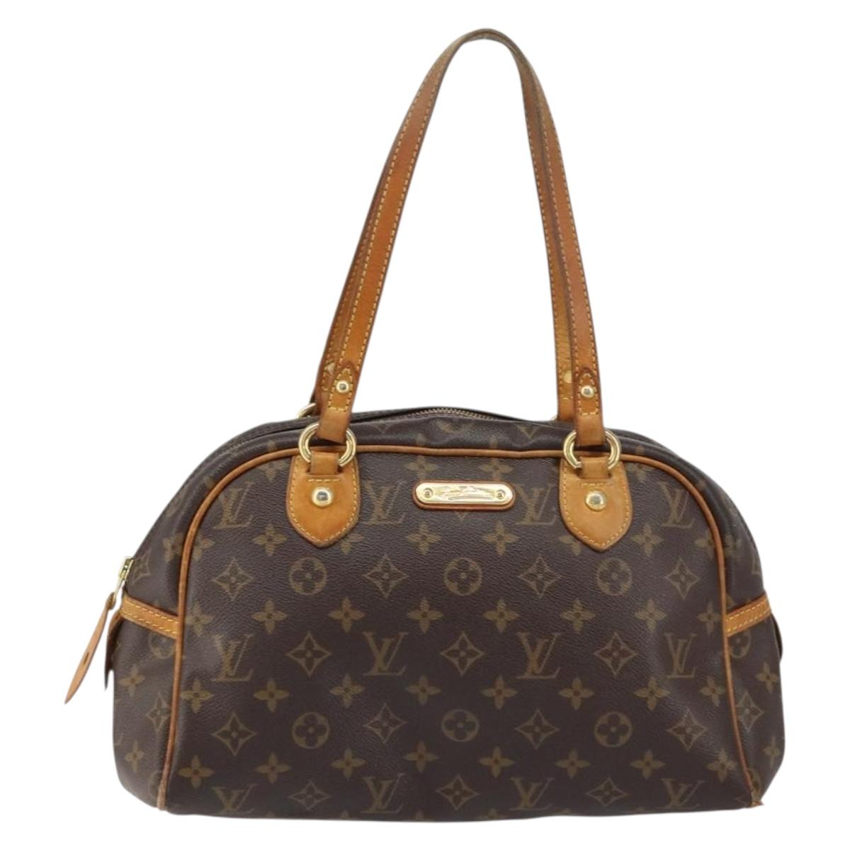 LOUIS VUITTON Monogram Montorgueil PM Hand Bag M95565 LV Auth bs31526