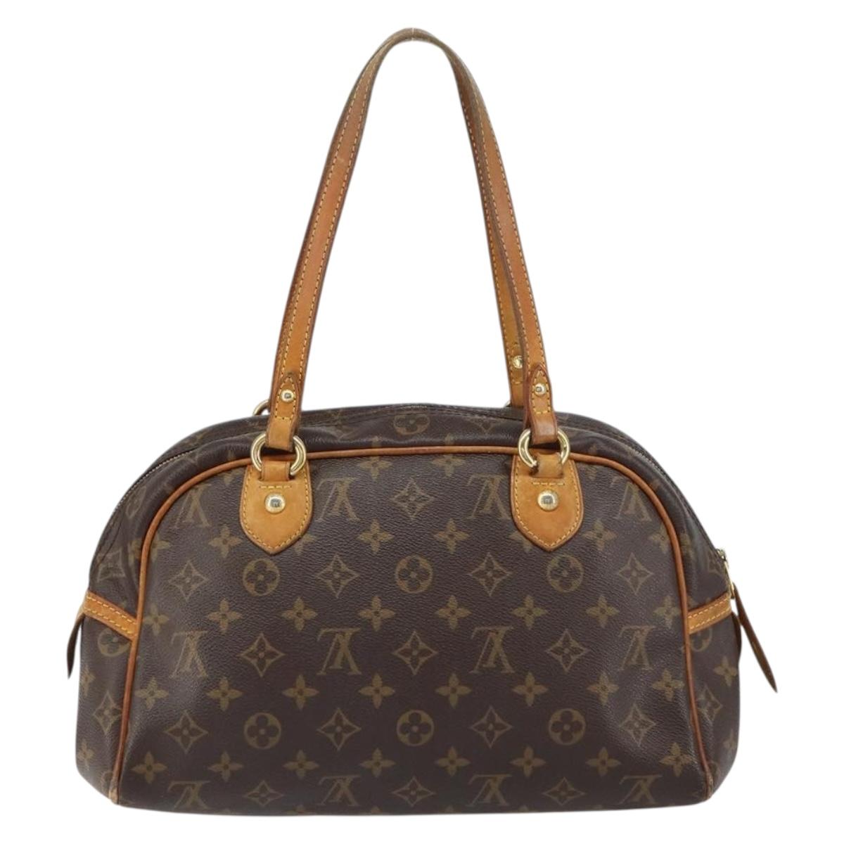 LOUIS VUITTON Monogram Montorgueil PM Hand Bag M95565 LV Auth bs31526