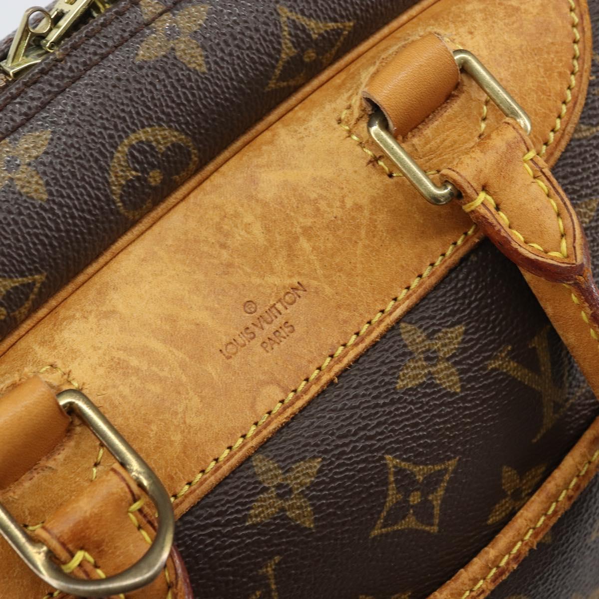 LOUIS VUITTON Monogram Deauville Hand Bag M47270 LV Auth bs31528