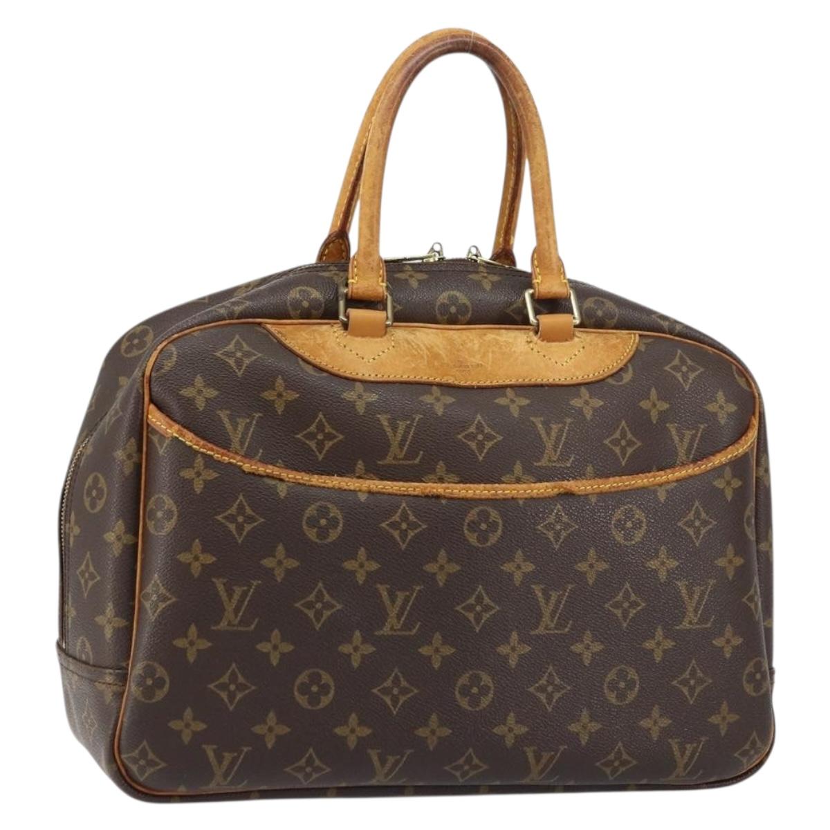 LOUIS VUITTON Monogram Deauville Hand Bag M47270 LV Auth bs31528