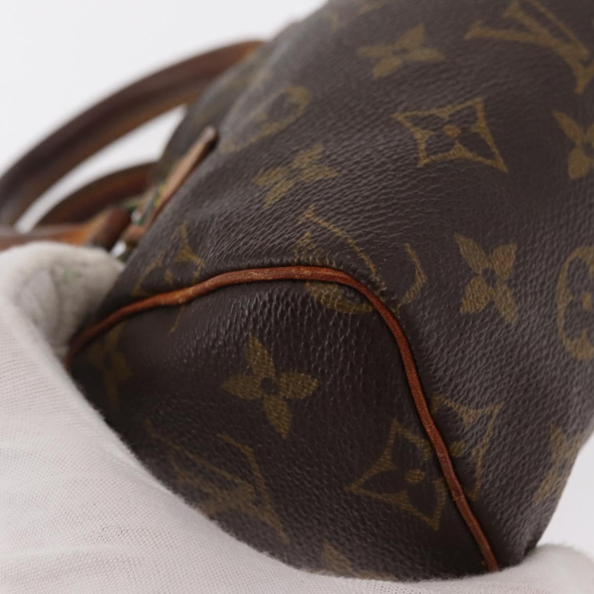 LOUIS VUITTON Monogram Mini Speedy Hand Bag M41534 LV Auth bs31542